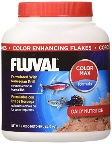60g Fluval Colour Enhancing Flakes Fish Food, 2,12 unssia